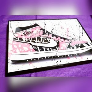 Dior Jordan 8 1/2"x11" Framed Wall Art